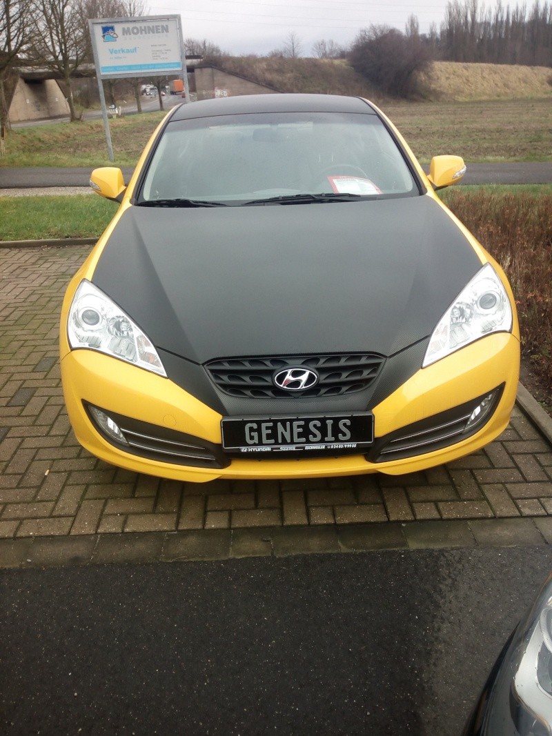 Neuvorstellung Genesis Coupe 3.8 gelb teilweise foliert Img_2015