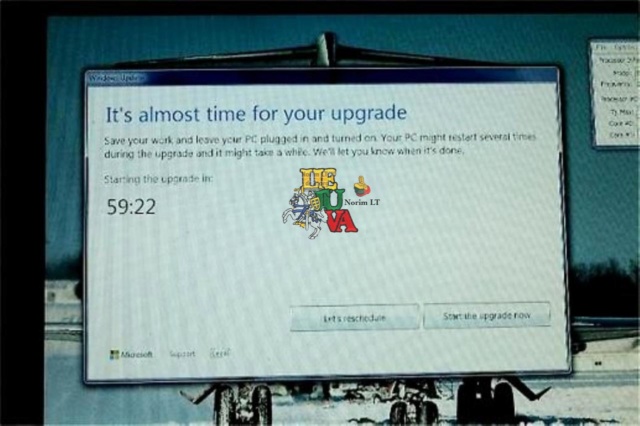 Microsoft savo klientus paliks be pasirinkimo ir jus bombarduos agresyvesniais priminimais atsinaujinti... - be galimybės atsisakyti. Neišvengiamas Windows 10 atnaujinimas? Image026