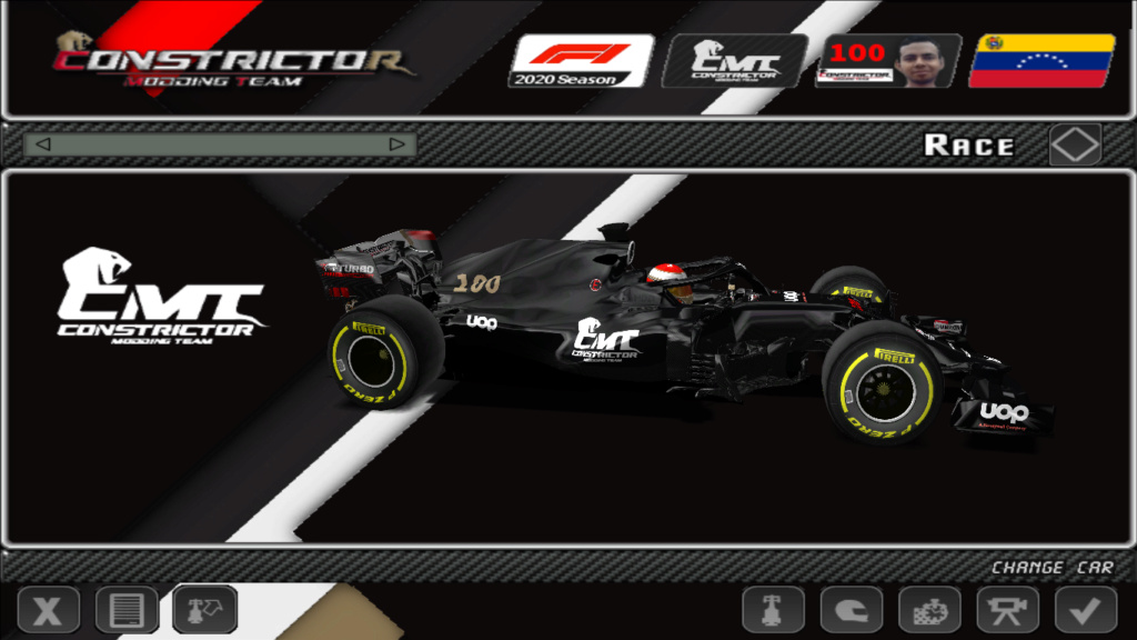 Fictional UOP Constrictor F1 Team released 210