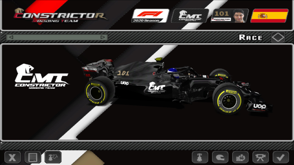 Fictional UOP Constrictor F1 Team released 310