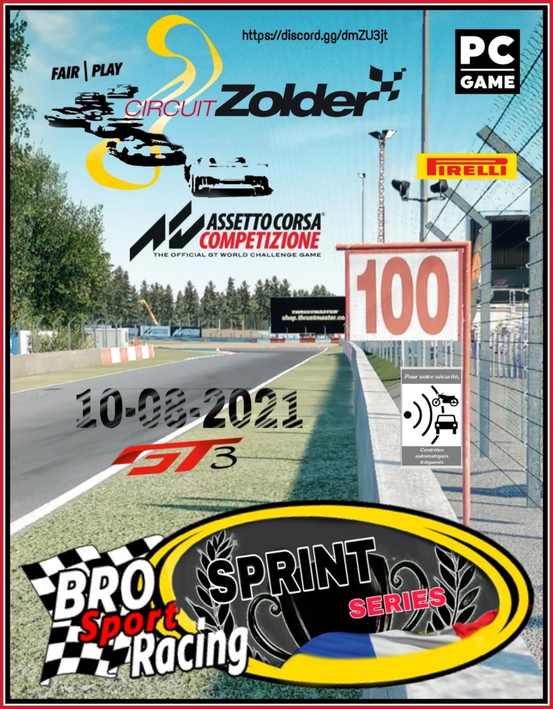 Mardi Sprint Série du 10-08-2021 (Zolder - GT3) Picsa247