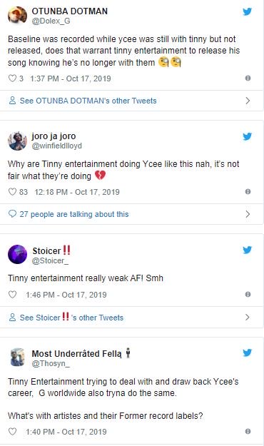 Twitter Rants After Tinny Entertainment Leaks Two Songs Off Ycee’s Incoming Album ‘Yceevszaheer’ 1-10910