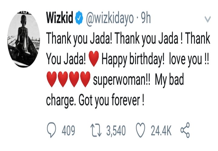 Wizkid Celebrates His 3rd Baby Mama On Her Birthday 10433410