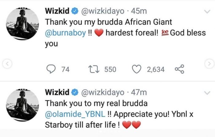 Wizkid Appreciate Naira Marley, Burna Boy, Olamide & Others For The Shutdown of His Show 2-85-710