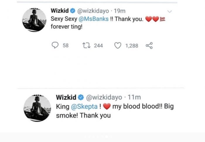 Wizkid Appreciate Naira Marley, Burna Boy, Olamide & Others For The Shutdown of His Show 7-2-7010