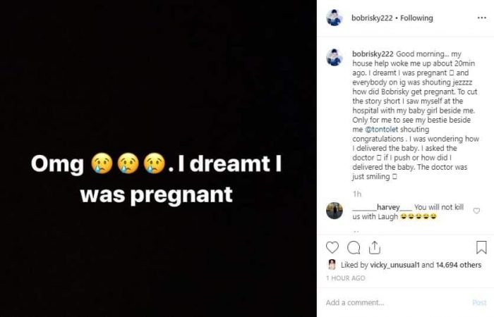 ‘I Dreamt I Was Pregnant’ – Bobrisky Says As He Narrates His Dream Bobris19