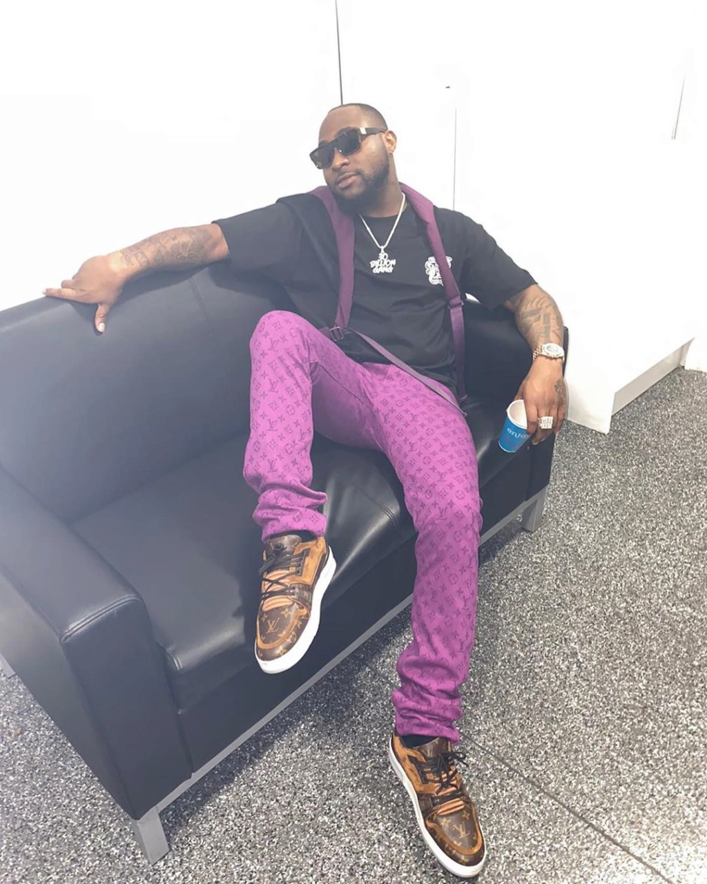 Davido - Davido Gift American Rapper Cassanova A Pair Of Designer Shoes For His Birthday (Video) Davido40