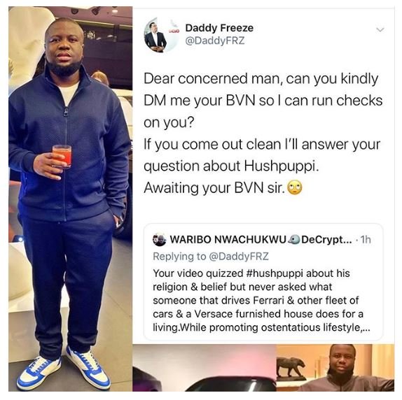 Mompha - “If Christ Were To Visit Dubai Today, He Would More Likely Stay In Hushpuppi’s House Not Oyedepo’s” – Daddy Freeze Says Hushpu11