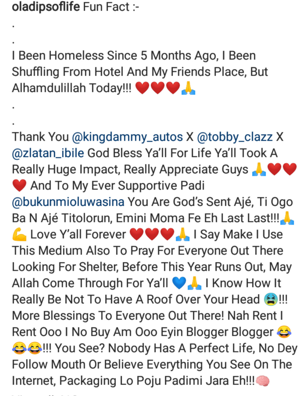 I Was Homeless For 5 Months – Rapper Oladips Reveals Inshot49