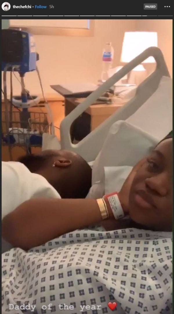 davido - Daddy Of The Year” – Chioma Appreciates Davido For The New Born Baby Sdfgfr10