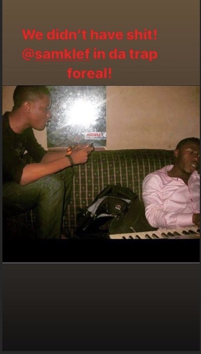 Wizkid - Wizkid Shares An Epic Throwback Picture Of When He Has Nothing With Samklef Wiz-x-10