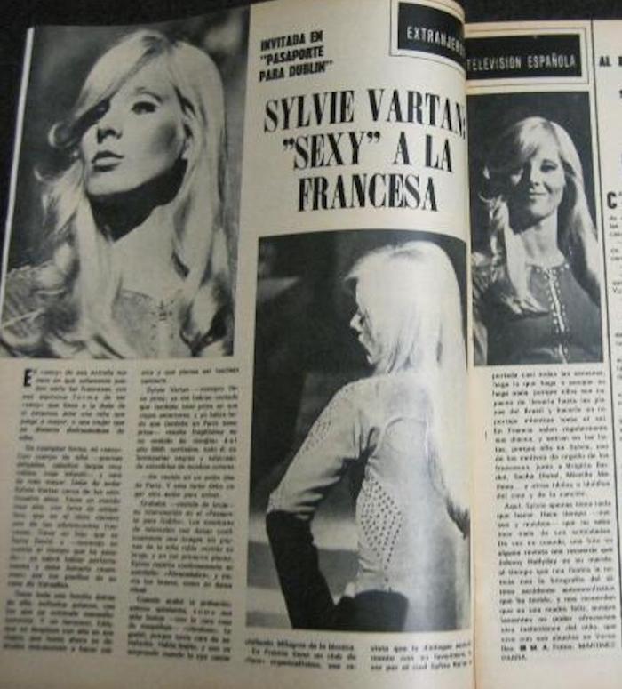 Sylvie sur la TVE en 1970 Sv16
