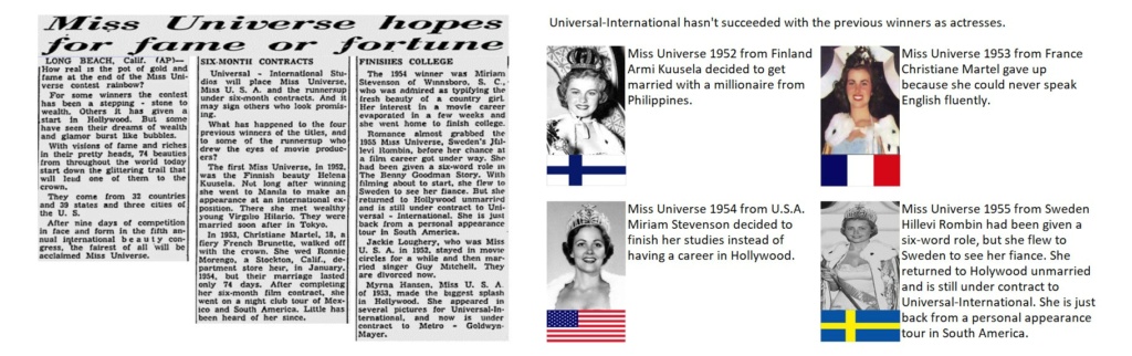 Miss Universo 1956. Datos Interesantes 1. 1_mu5210