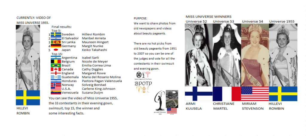 Miss Universo 1955 – Miss Suecia. 21_1_m12