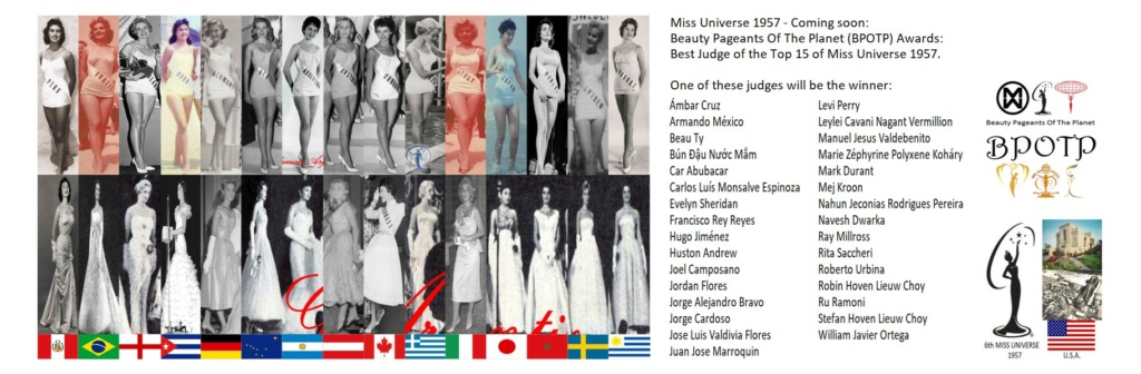 Miss Universo 1957: Pronto: Beauty Pageants Of The Planet Awards (BPOTP): Mejor Juez del Top 15 de Miss Universo 1957. 22_cs_12