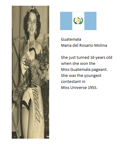 Miss Universo 1955. Datos Interesantes 6. 6_65_t10