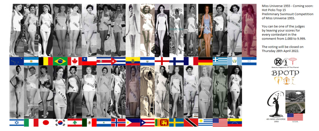 Miss Universo 1955. Pronto: Hot Pick Top 15 Competencia Preliminar en Traje de Baño. 6_cs_h12