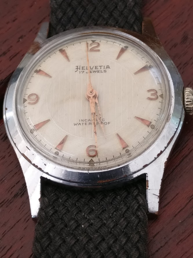 [Retirado] Relógio vintage Helvetia (anos 50), mecânico, a corda manual Img_2130