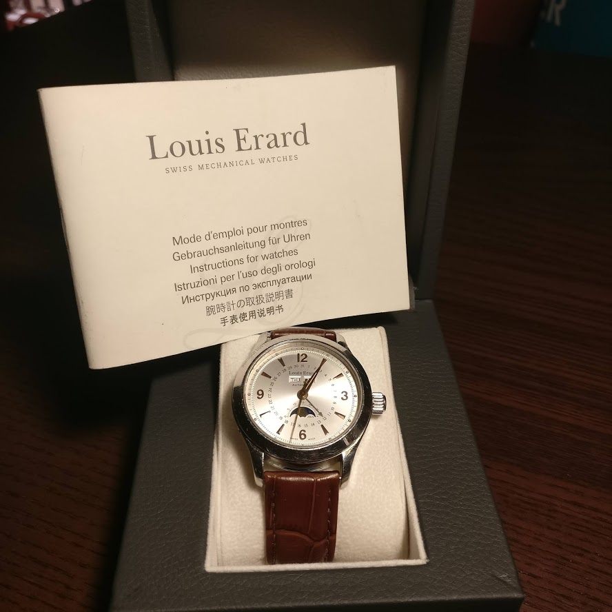 [Vendido] Relógio Louis Erard 1931 Moonphase ref. 43203 automático Img_2230