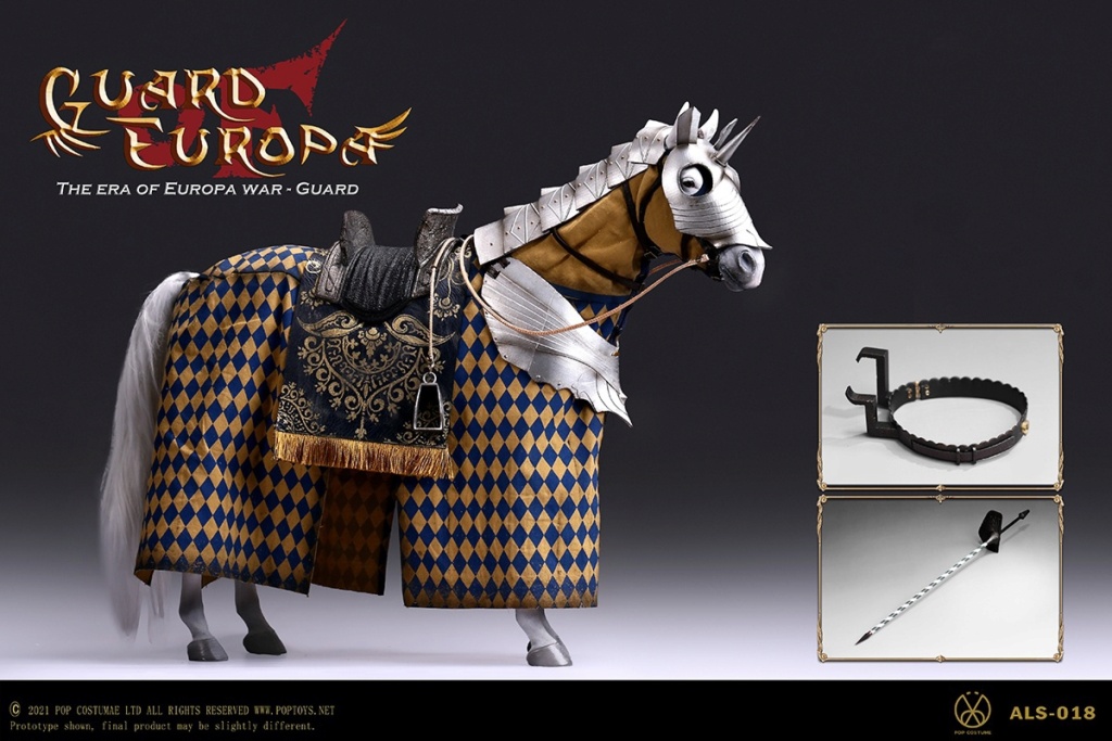 POPTOYS new product: 1/6 Europa War III- Gothic Knights and War horse Knight78