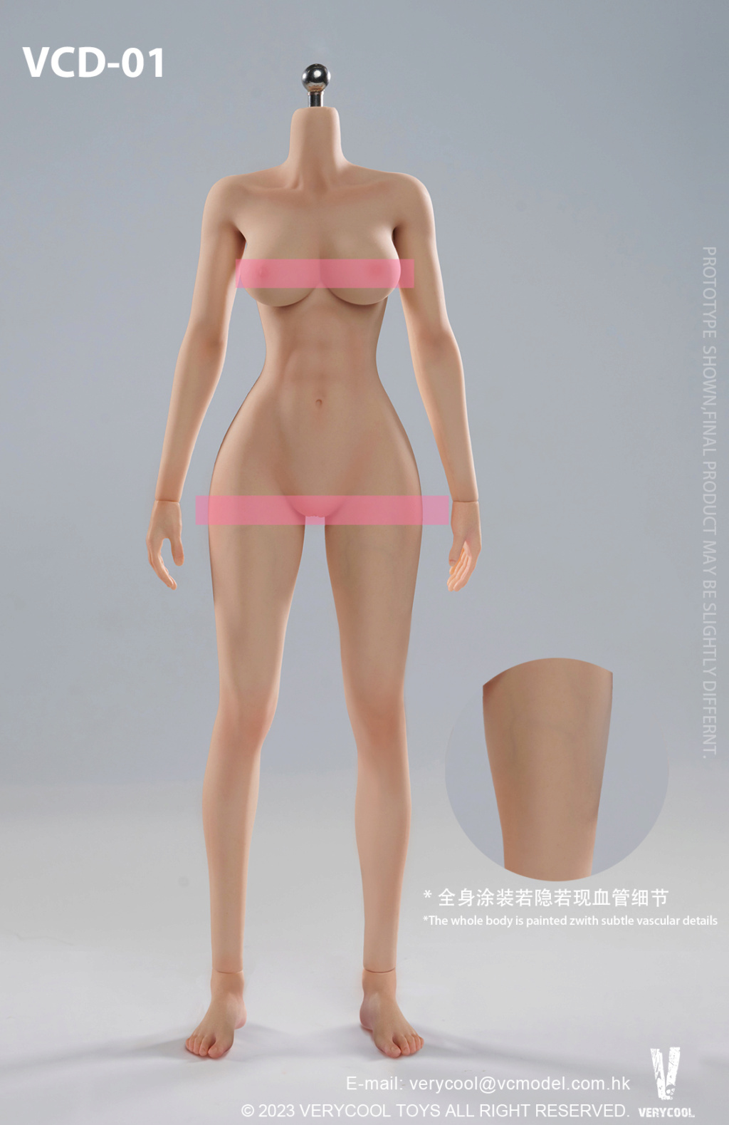 VERYCOOL 1/6 seamless bodies (2 types, 3 colors) Vc1010