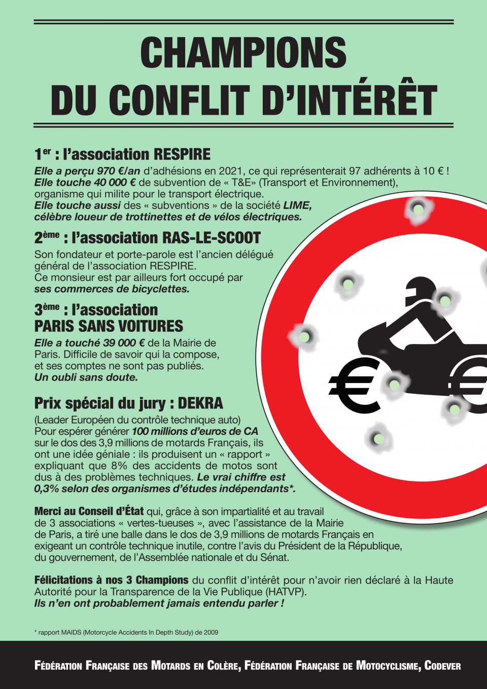 NON au Controle Technique.