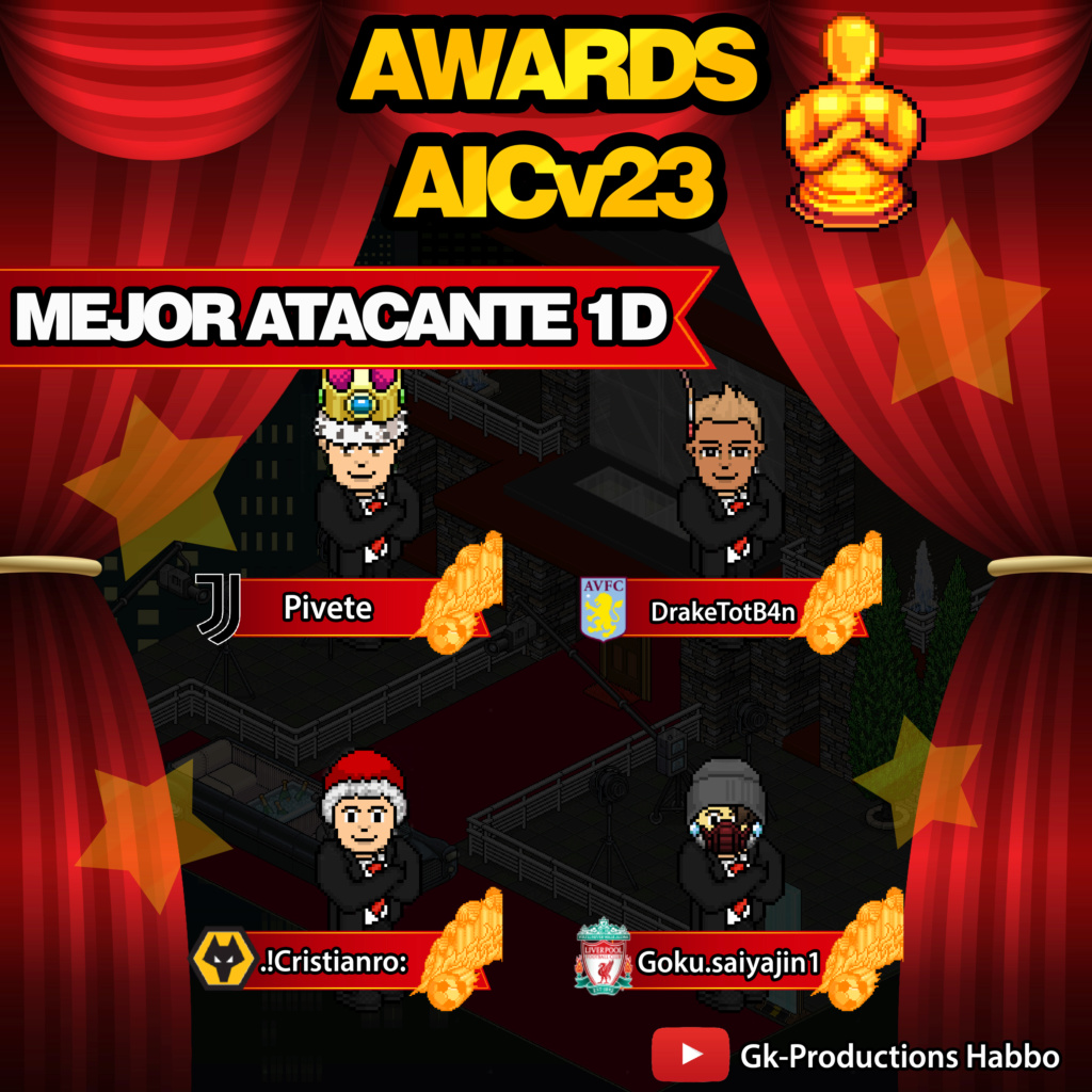 AWARDS AICv23 - Nominados Atacan13