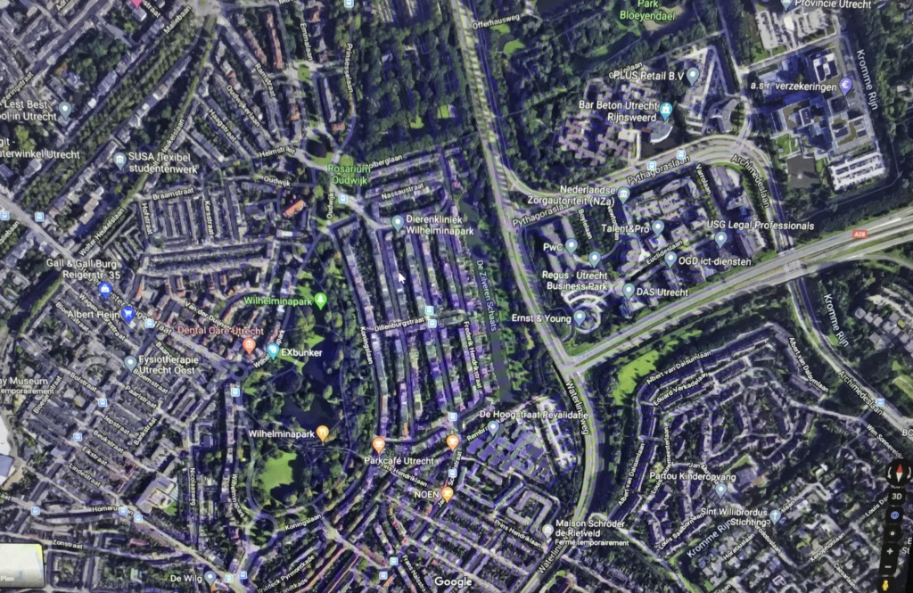 Les littoraux - Rotterdam sur Google earth.  Gzoogr23