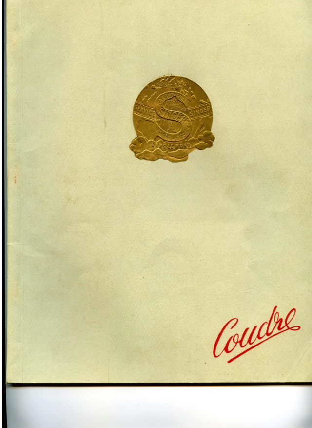 Brochure guide Singer 1952 File1814