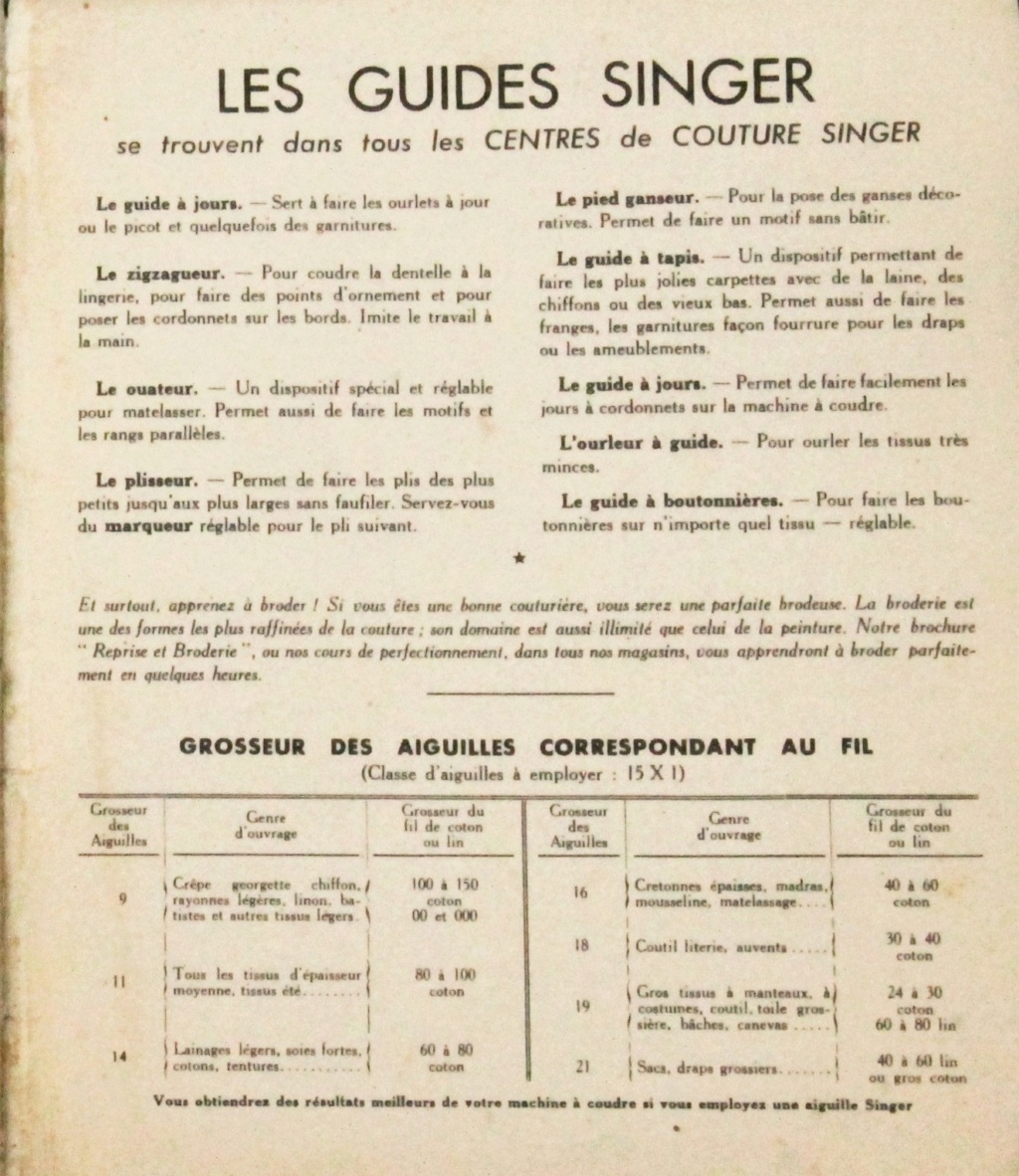 Livre Singer "La couture chez soi" années 50 Img_6427