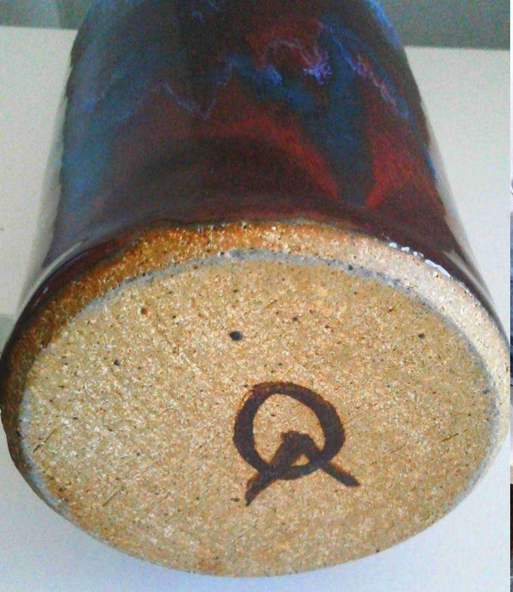 OV mark flambé vase- Not Derek Davis. Ralph Pardington? prob. Ken Merrick 20200510