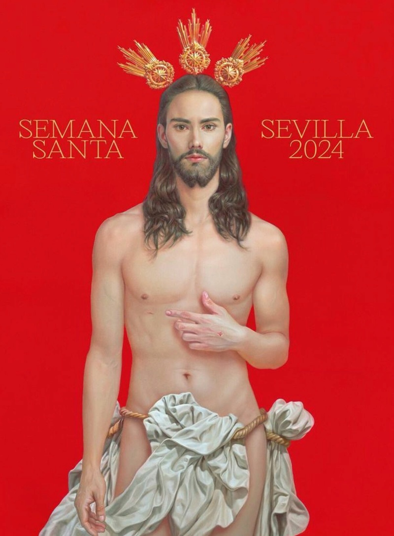 Polémico cartel para la Semana Santa de Sevilla 2024 Cartel12