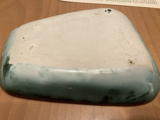 Press moulded fish dish, Sidmouth Pottery  048cc010