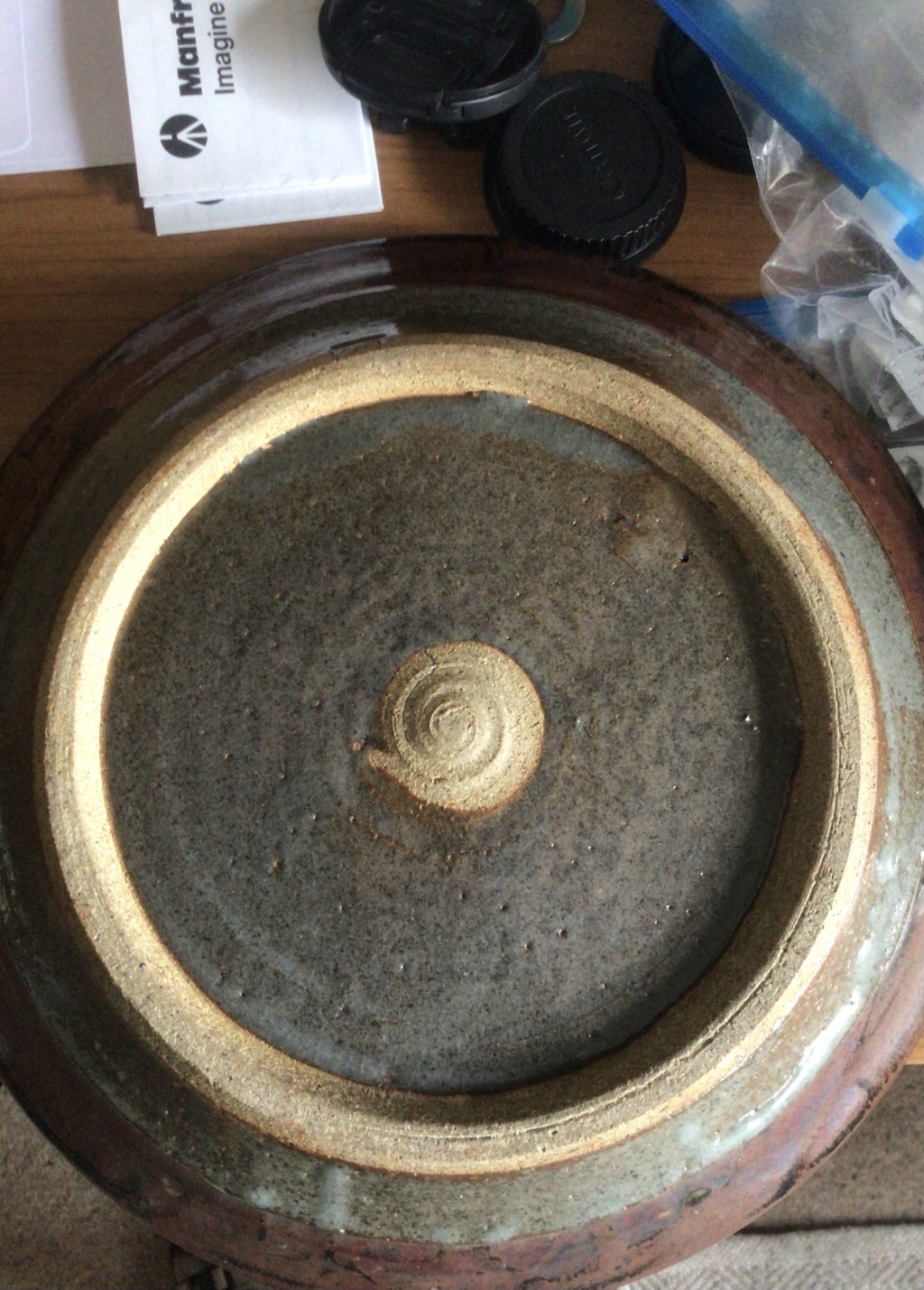 Lovely stoneware charger - can’t identify mark 9dd2eb10