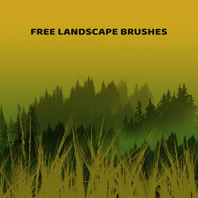 Landscape Brushes Trees_10