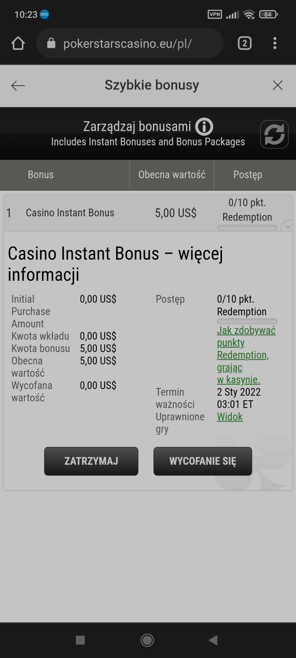 Pokerstars Casino darmowe bonusy - Page 29 Screen10