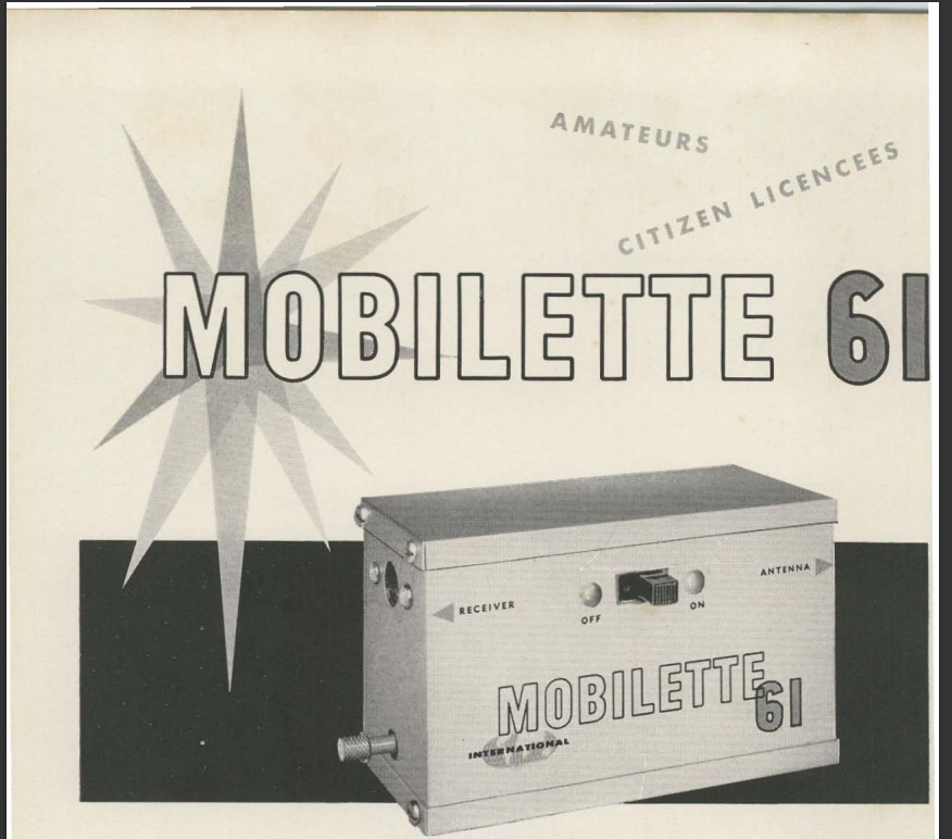 mobilette  1960  pour SWL 6110