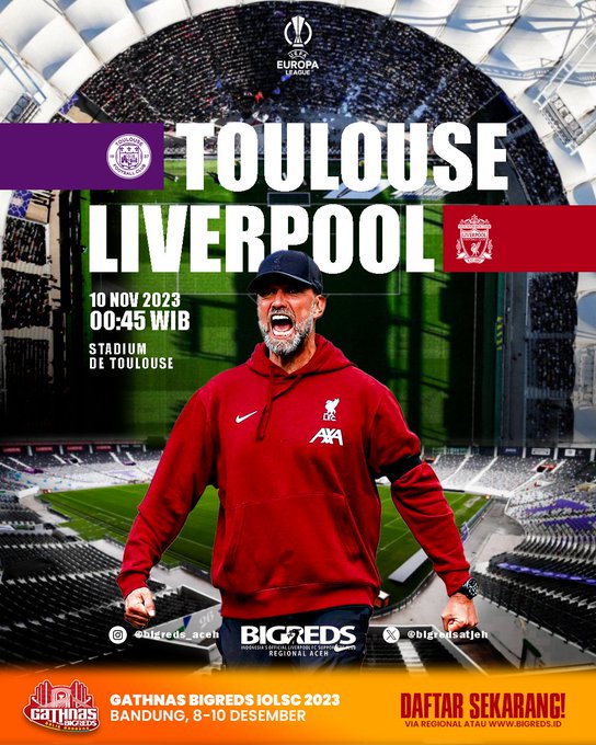 11.01. 4. Spieltag der Europa League 2023/24 » 09.11. 18:45 h » FC Toulouse - FC Liverpool 3:2 (1:0) - Seite 2 39844210