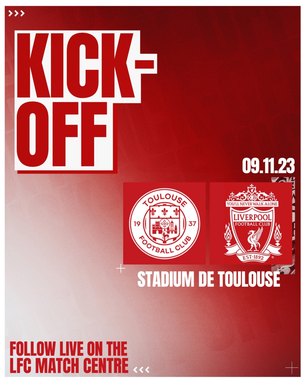 11.01. 4. Spieltag der Europa League 2023/24 » 09.11. 18:45 h » FC Toulouse - FC Liverpool 3:2 (1:0) - Seite 2 40061410