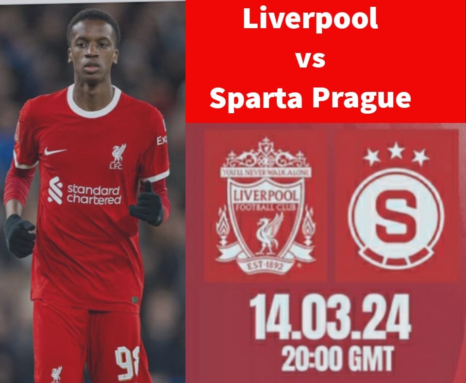 28.01. Europa League 2023/24 » Achtelfinale R. » 14.03. 21:00 h » FC Liverpool - AC Sparta Praha 6:1 (4:1) 43273810