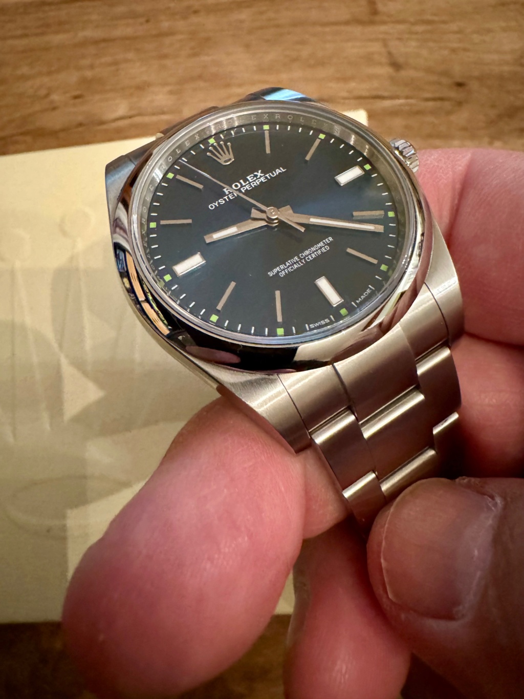 [Vends] Rolex Oyster Perpetual 114300 blue dial - 6500€ Img_7111