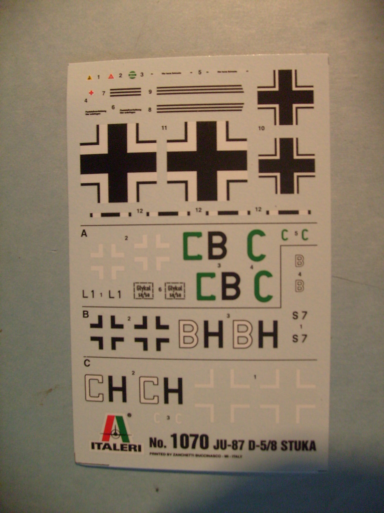 Comparatif JUNKERS Ju 87 B 2/R2, Ju 87 G 2, Ju 87 D5 S7300249