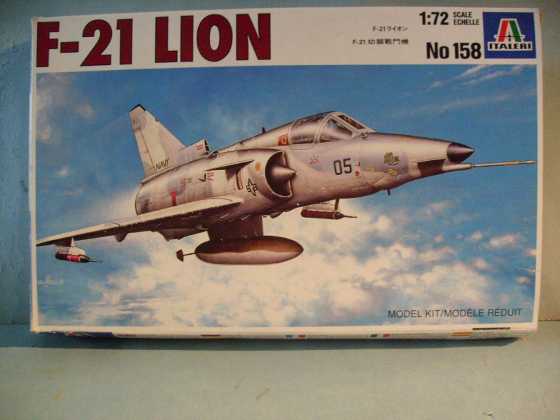 [ITALERI] IAI KFIR C7 1/72ème Réf 163 & IAI F 21 LION 1/72ème Réf 158 S7300745