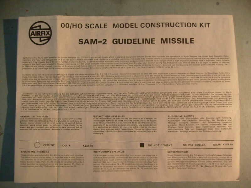 [AIRFIX] Missile SAM-2 1/72ème Réf 03303 S7305153