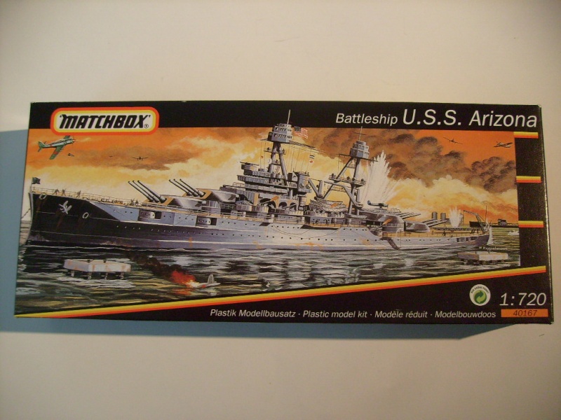 [MATCHBOX] Cuirassé BB 39 USS ARIZONA 1/720ème Réf 40167 S7305450
