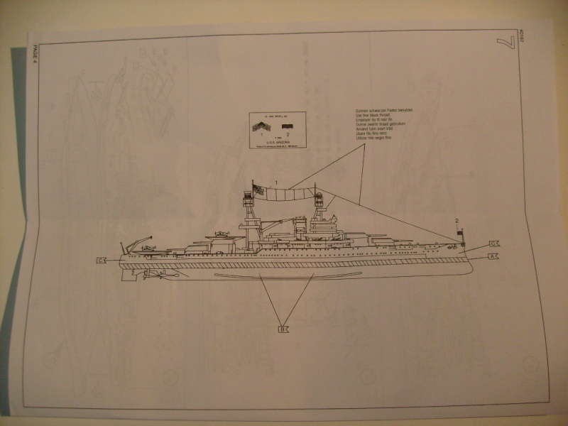 [MATCHBOX] Cuirassé BB 39 USS ARIZONA 1/720ème Réf 40167 S7305453