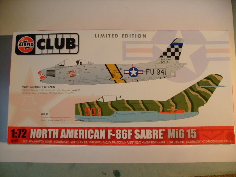 [AIRFIX] NORTH AMERICAN F 86F SABRE vs MIG 15  VS 1/72ème Réf A82011 Edition limité AIRFIX CLUB S7306962