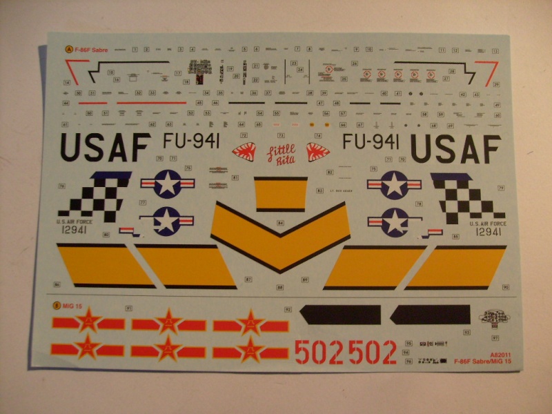 [AIRFIX] NORTH AMERICAN F 86F SABRE vs MIG 15  VS 1/72ème Réf A82011 Edition limité AIRFIX CLUB S7306979