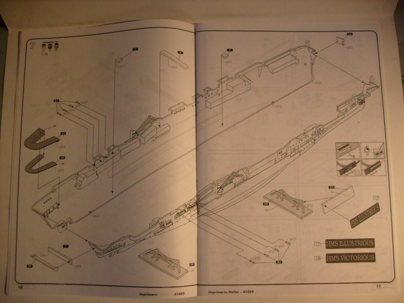 Porte-avions HMS ILLUSTRIOUS 1/400eme Réf 81089 S7307184