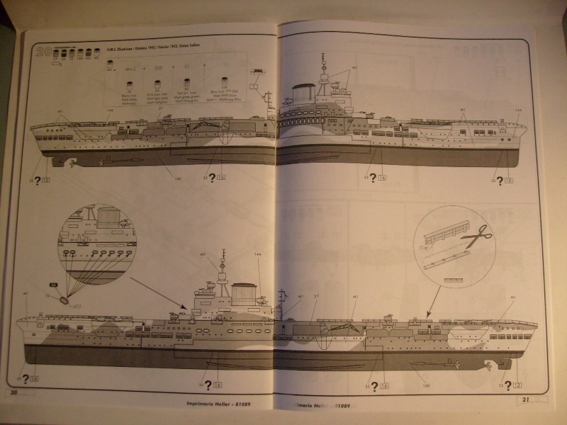 Porte-avions HMS ILLUSTRIOUS 1/400eme Réf 81089 S7307412